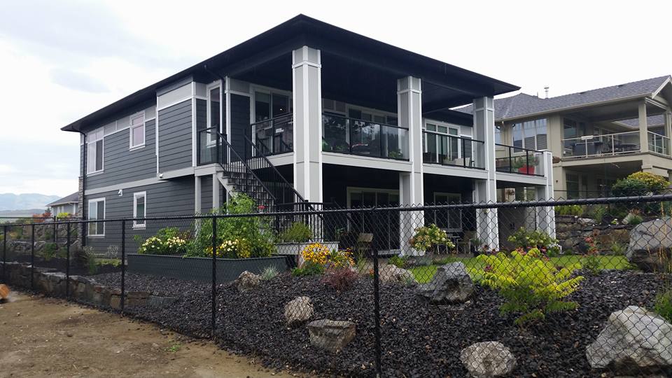 beautiful copleted rear balcony siding
