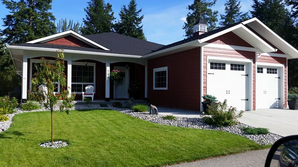 home exterior with custom gutters