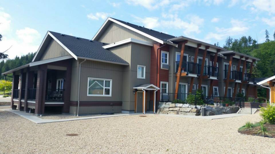 completed exterior of mulit-family unit